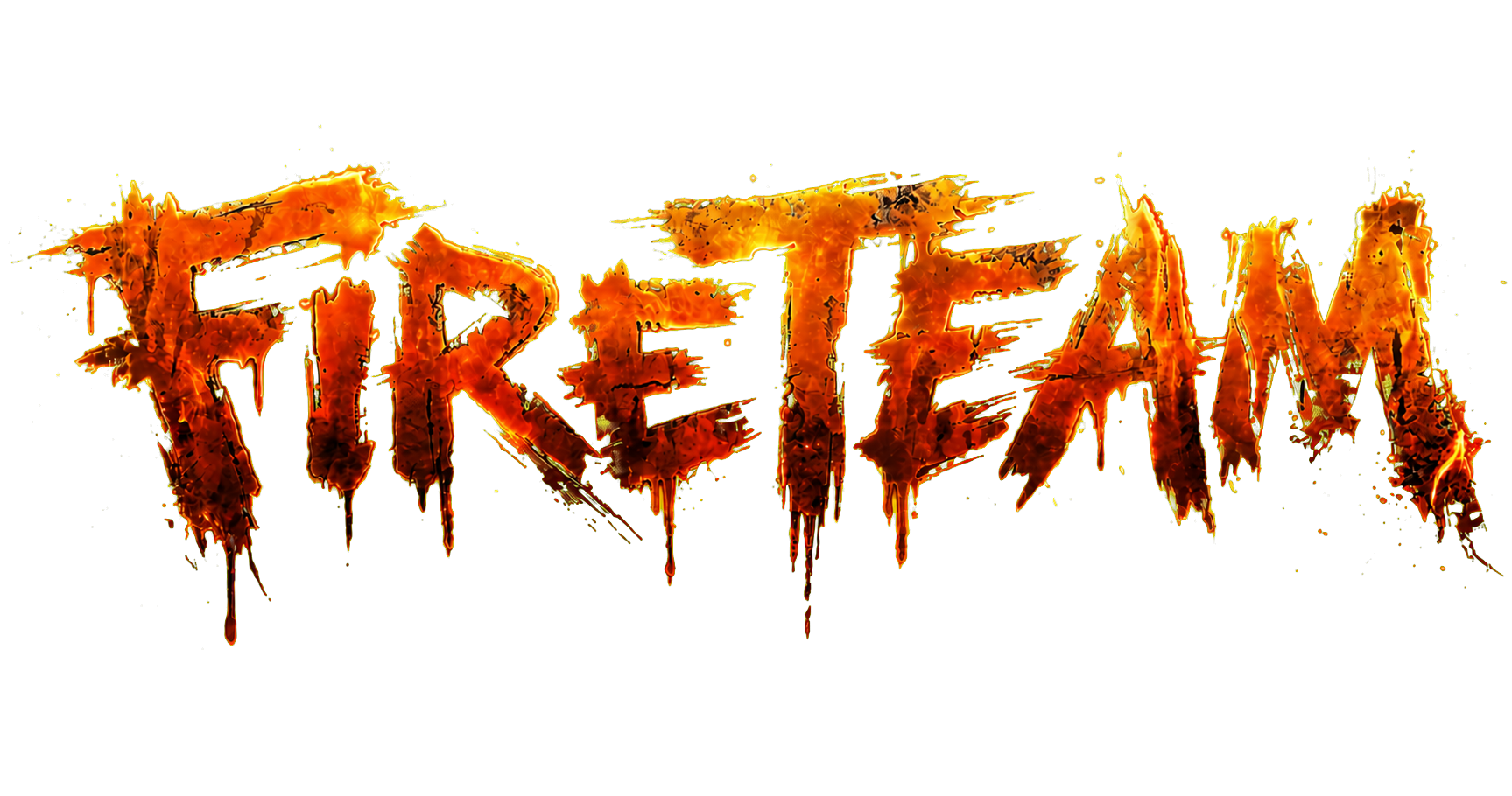 Fireteam fiery wordmark